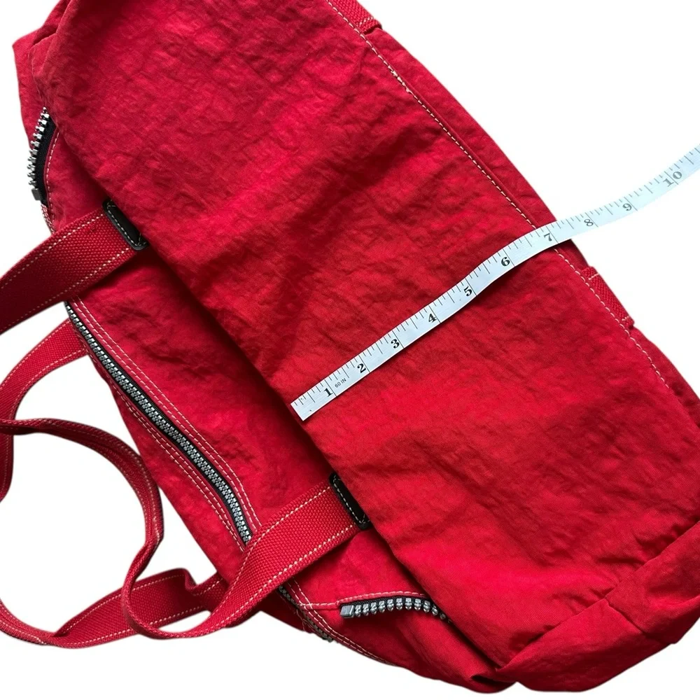 Kipling Red Tote Weekender Bag - Picture 13 of 14